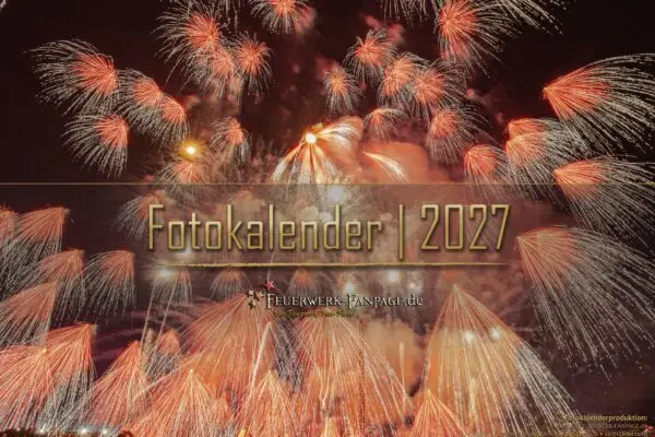 Feuerwerk-Fotokalender 2027