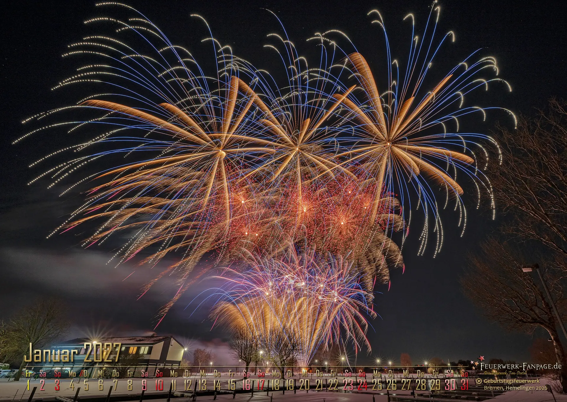 Feuerwerk-Fotokalender 2027 (DIN A3) – Bild 2