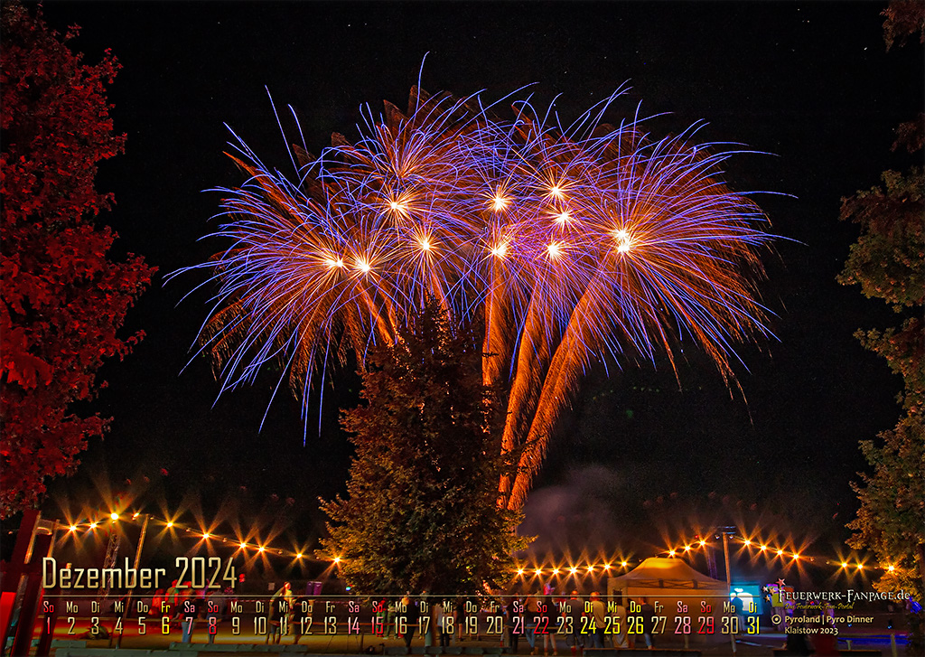 Feuerwerk-Fotokalender 2024  FEUERWERK-FANPAGE.de